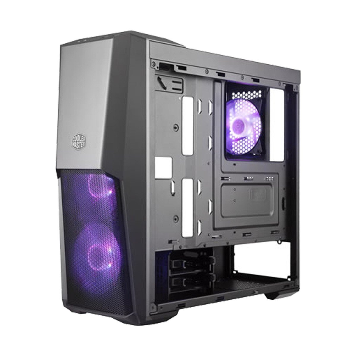 Cooler Master MasterBox MB500 RGB Mid Tower (Tempered Glass Side Window ...