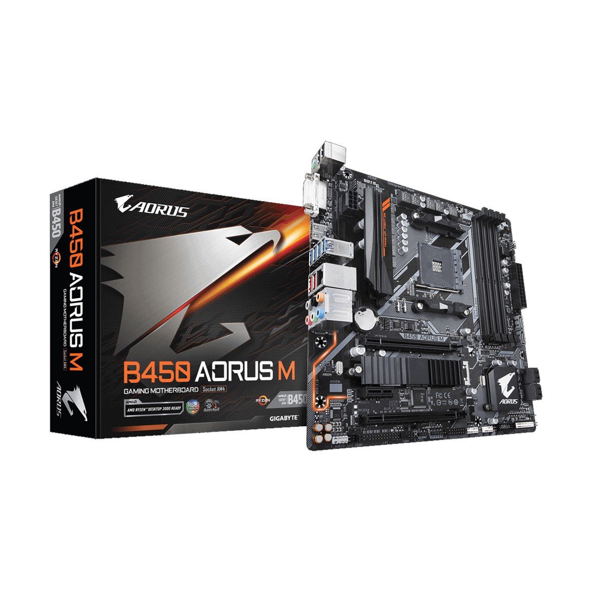 Gigabyte b450 aorus m какие процессоры поддерживает