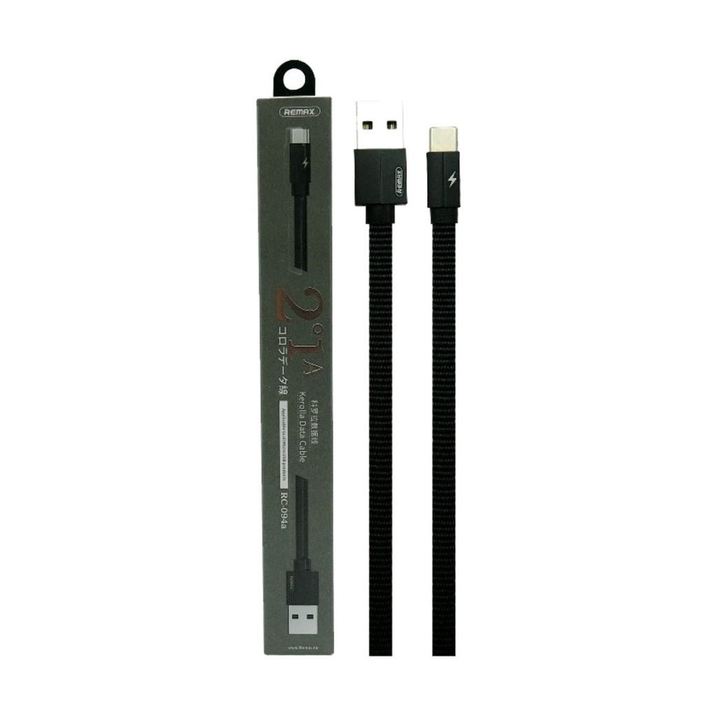 remax-rc-094a-rc-094-type-c-kerolla-black-data-cable-2-meter-aristo