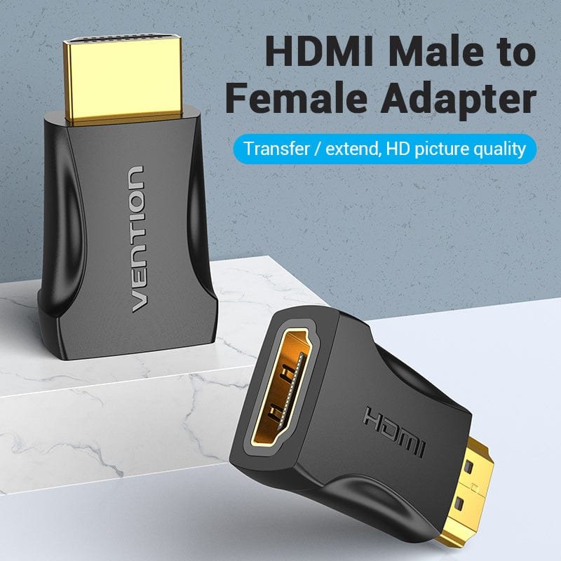 VENTION AIMB0 HDMI Male to Female Adapter for Laptop/Desktop/TV Box ...